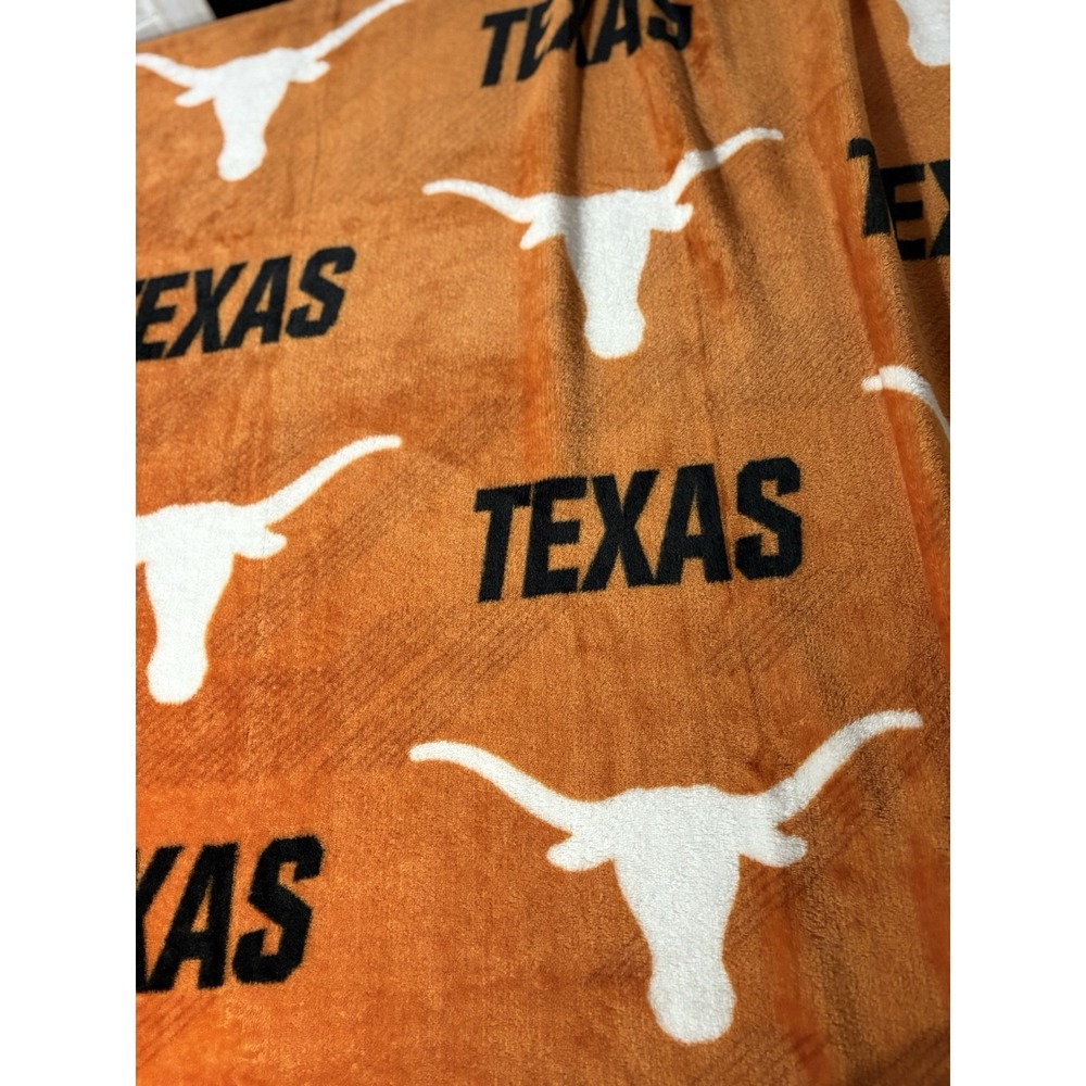 Longhorns Throw Blanket Northwest Silky Soft 60" X 48" UT Texas